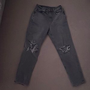 American eagle mom jeans size 2